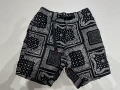 GRAMICCI バンダナ柄 ショートパンツ ブラックのサムネイル