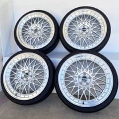 美品 AME STEINER 225/35R20インチ8.5j ＋48 メッシュ - メルカリ