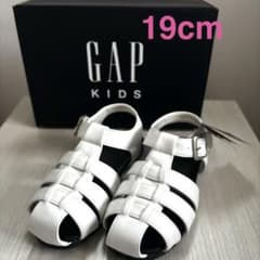 GAP KIDS 子供用サンダル 19cmホワイト 白 新品　箱無しのサムネイル