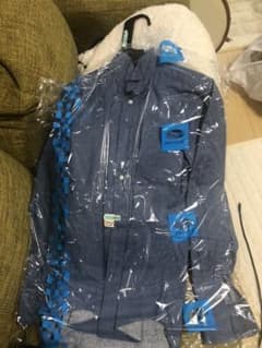 ウィングカラーシャツ ブルーデニム風 ブライダル向けのサムネイル