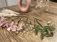 髪飾り　成人式　前撮り　結婚式　ヘッドドレス　ドライフラワーのサムネイル