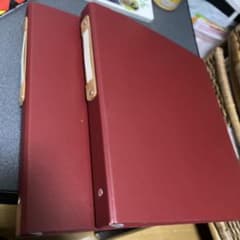 リング式ファイル 2冊セット ボルドーカラーのサムネイル