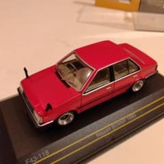 ジャンク　ファースト43　日産 サニー 1980 赤 ミニカー　ホイールカスタムのサムネイル