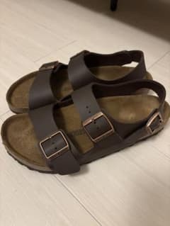 BIRKENSTOCK MILANO レザーサンダル ブラウン 27cm 美品のサムネイル