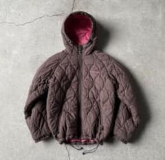 Columbia hooded puffer jacket brown pinkのサムネイル
