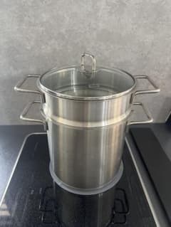 Fissler フィスラー ステンレス製 スチーマー 蒸し器 パスタ鍋 Fissler フィスラー ステンレス製 スチーマー 蒸し器 パスタ鍋 - メルカリ