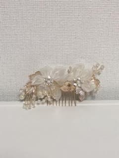 y.aさま専用にさせて頂きます。ウェディング ヘッドドレスのサムネイル
