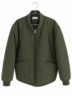 FREAK'S STORE キルティングジャケット カーキ S 大きめシルエットのサムネイル