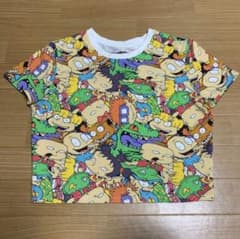 Forever21 ニコロデオン　公式キャラクターTシャツ　ショート丈　ピチTのサムネイル