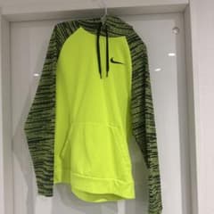 NIKE パーカー ネオンイエロー ブラックのサムネイル