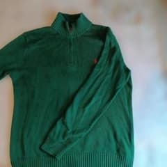 Polo by Ralph Lauren ハーフジップニット グリーン Mのサムネイル