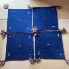 ギャッベ　ギャべミニマット　座布団サイズのサムネイル