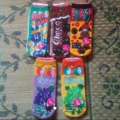お菓子みたいなレディースソックスのサムネイル