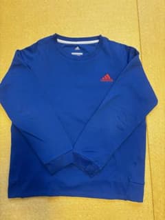 値下げ⭐︎adidas キッズ トレーナー ブルー150のサムネイル