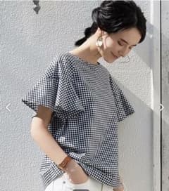 グリーンレーベル 袖フリルブラウスのサムネイル