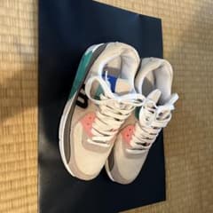 エアクッション付きスニーカー 22.5cm ベージュ/ピンク/グリーンのサムネイル