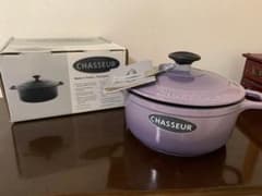 新品未使用品 CHASSEUR ラウンドキャセロール 18cm ラベンダー - メルカリ