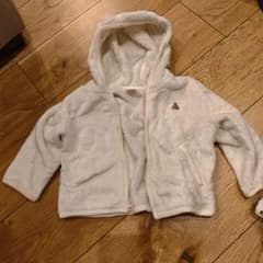 babyGap ベビー ボアパーカー ホワイト 80のサムネイル