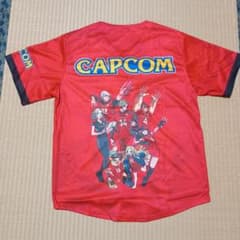 CAPCOM VOLLEYBALL シャツ レッド　表示なしのFサイズのサムネイル