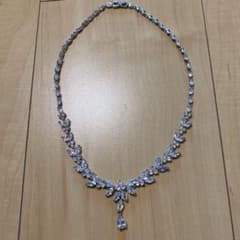 【やまのすけ様専用】ネックレス　キュービック　ジルコニアネックレスのサムネイル