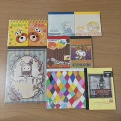 キャラクター メモ帳 9冊セットのサムネイル