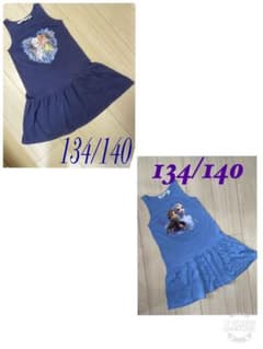 [미품] H & M 아나운서와 눈의 여왕 2 130 140 원피스 2set