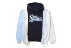 UNION NEEDLES REBUILD/5 CUT HOODIE Navyのサムネイル