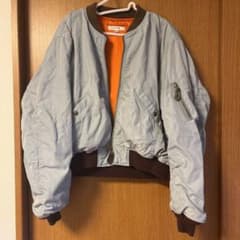 moussy MA-1 ライトブルー　グレーのサムネイル