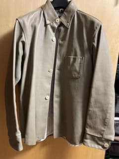 BRUNABOINE ベージュ レザータナージャケットサイズ2 馬革のサムネイル
