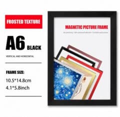 マグネット式フォトフレーム A6サイズ 粘着式 壁掛けのサムネイル