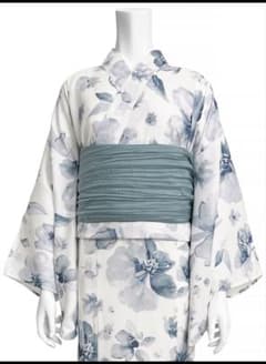 GRL 花柄浴衣 帯セット ブルー系のサムネイル