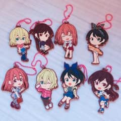 彼女お借りします　かのかり　一番くじ　ラバーストラップ　千鶴　麻美　墨  瑠夏のサムネイル
