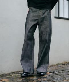 Regen Glanz セルビッジボタンフライストレートデニムパンツのサムネイル