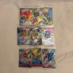 即発可能】中国限定 ポケモンカード 30周年 御三家 プロモカード9枚