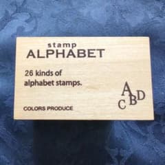 ALPHABET スタンプ 26種類のサムネイル
