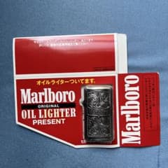 アンティーク風、Marlboro オイルライター 未使用2ケセット。のサムネイル