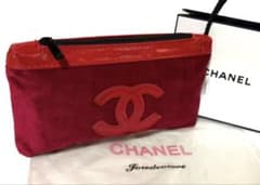 新品未使用☆CHANELシャネル☆ベロアポーチ ココマーク&ミニショッパー 