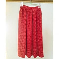 PINK HOUSE ドット赤スカート ！今週限定！お値下げのサムネイル
