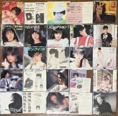CP ハガキ チラシ 大量 中森明菜 レコード EP 18 枚 セット 和モノ CP ハガキ チラシ 大量 中森明菜 レコード EP 18 枚 セット 和モノ