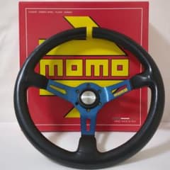 MOMO MOD.08 レザー/ブルースポーク M-59 ステアリング ディープ