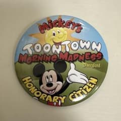 Disneyland Toontown Morning Madness 缶バッジのサムネイル