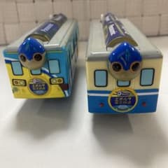 希少 非売品 プラレールパナソニックエボルタ電池鉄道600系・99系2両