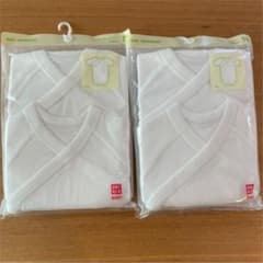 ユニクロ 肌着 ホワイト　2セットのサムネイル