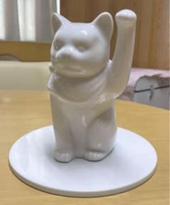 ポーセラーツ白磁 チャイナペイント 招き猫 送料込み - メルカリ