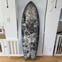 コーリーマン　ワンダーフィッシュ　5'7 フィン付き 手渡し希望】コーリーマン ワンダーフィッシュ ステージ2 5.7 - メルカリ