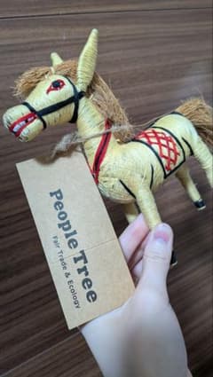 People Tree 馬のオブジェ ぬいぐるみのサムネイル