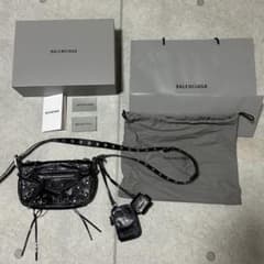 BALENCIAGA BLACK LE CAGOLE XS BAG ルカゴールのサムネイル