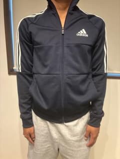 adidas トラックジャケット ネイビーのサムネイル