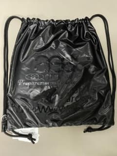 【新品】韓国 aeae　ナップサック　リュック　ブラック　黒　エーイーエーイーのサムネイル
