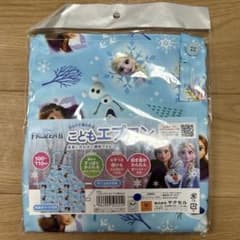 【新品未使用】子供用エプロン こどもエプロン アナ雪 100 110のサムネイル